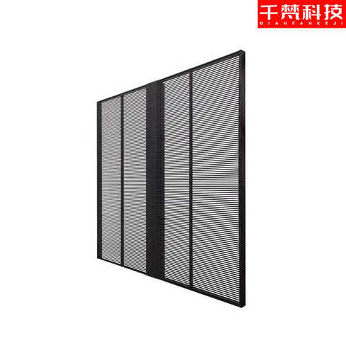 室内LED透明晶膜屏玻璃橱窗贴膜屏P3.91-7.82广告背景电子冰屏