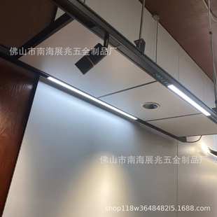 蜂窝板轨道线条灯22mm自吸轨道线条灯蜂窝大板无主灯