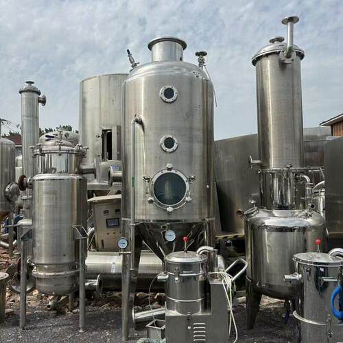 处理二手不锈钢蒸发器  真空浓缩蒸发设备  不锈钢化工蒸发装置