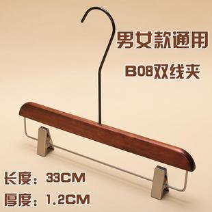 架 店衣架裤 裤 实木防滑复裤 钩架G定制LOO 正品 古长裤 服装