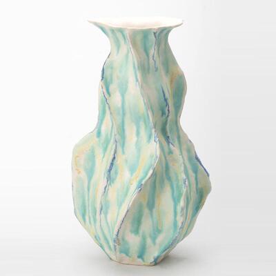 侘瓶寂中家古风星陶瓷花点高级感CH-M2532桌面居软装插花器复古装