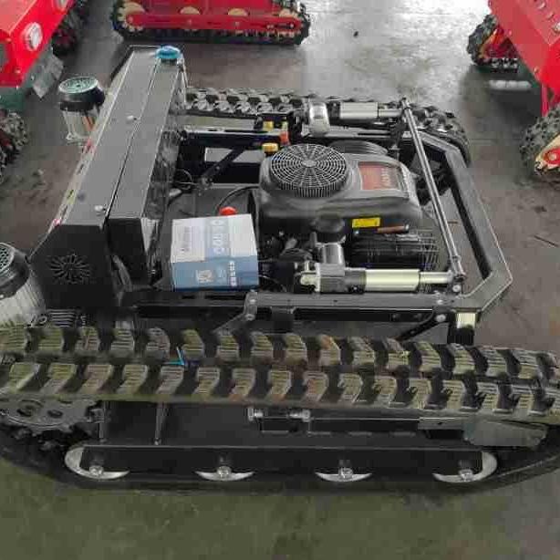 履机带式速遥控割草机园林果园除草高路剪机3草吨VJU履带汽油除草