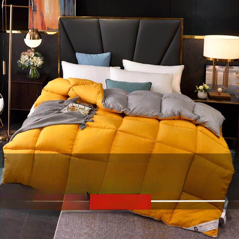 羽丝绒被子冬被加厚保暖太空被芯宿舍四季通用单双人春秋棉被褥子