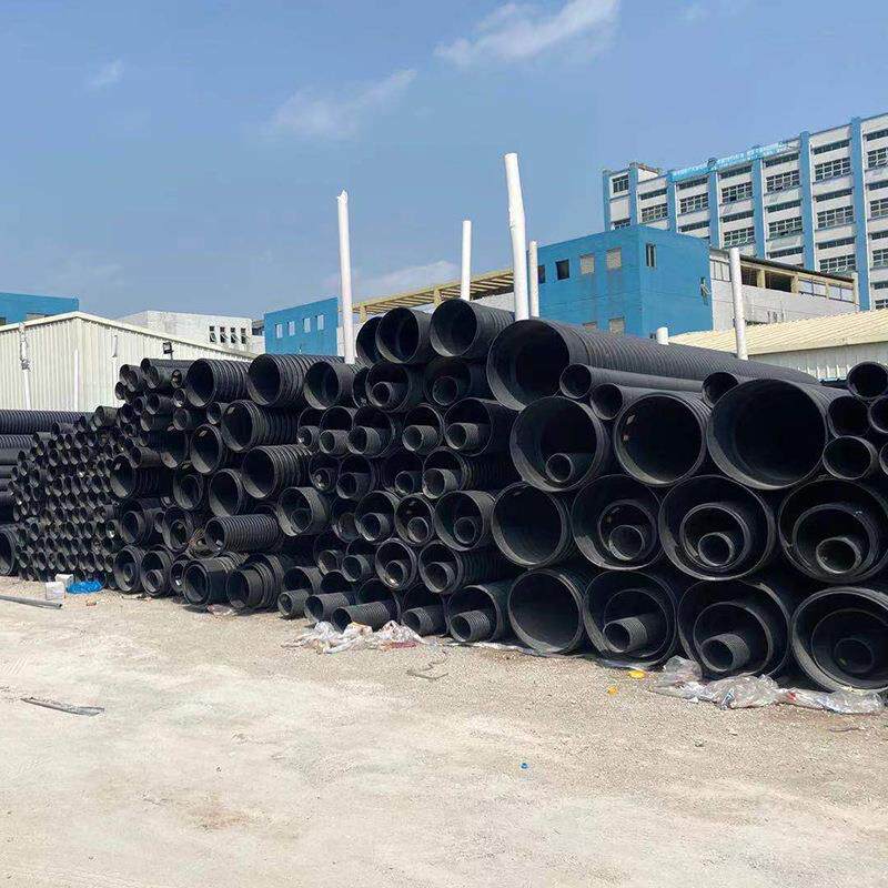 HDPE波纹管塑料管污水排水管塑料波纹管深圳联塑管道经销商
