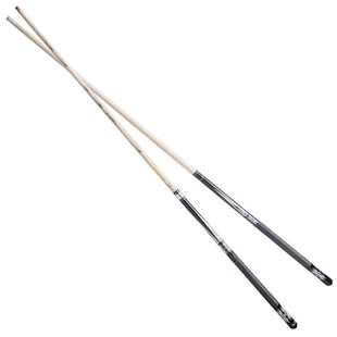 台球杆小头斯诺克双节桌球杆大头白蜡木绕线黑八专用1/2球杆批发