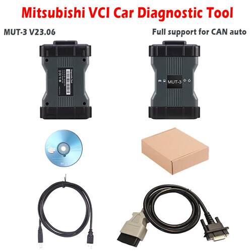 外贸三菱MUT-3 VCI MUT III SE V23.06 J2534 ECU编程汽车诊断仪