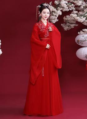 高档装汉代古风女舞裙仙雅古风蹈节学生仙表演服原装