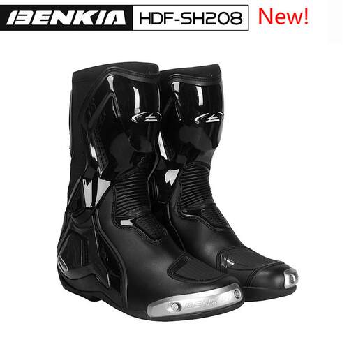 BENKIA HDF-SH208 四季摩托钛合金长靴骑行靴机车赛车靴