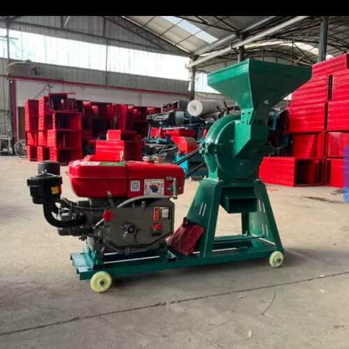 柴油齿盘260型粉碎机320-700型三相电玉米粉碎机家用电粮食粉碎机