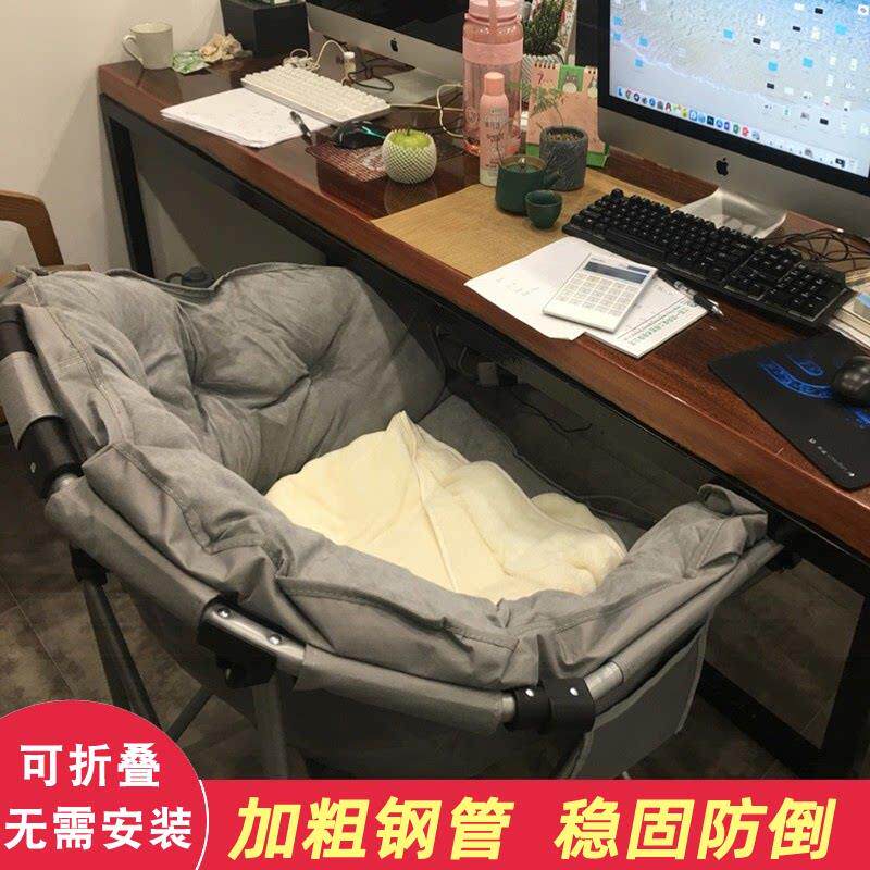 简约现代折叠懒人沙发椅宿舍阳台寝室卧室单人休闲 电脑椅靠背躺