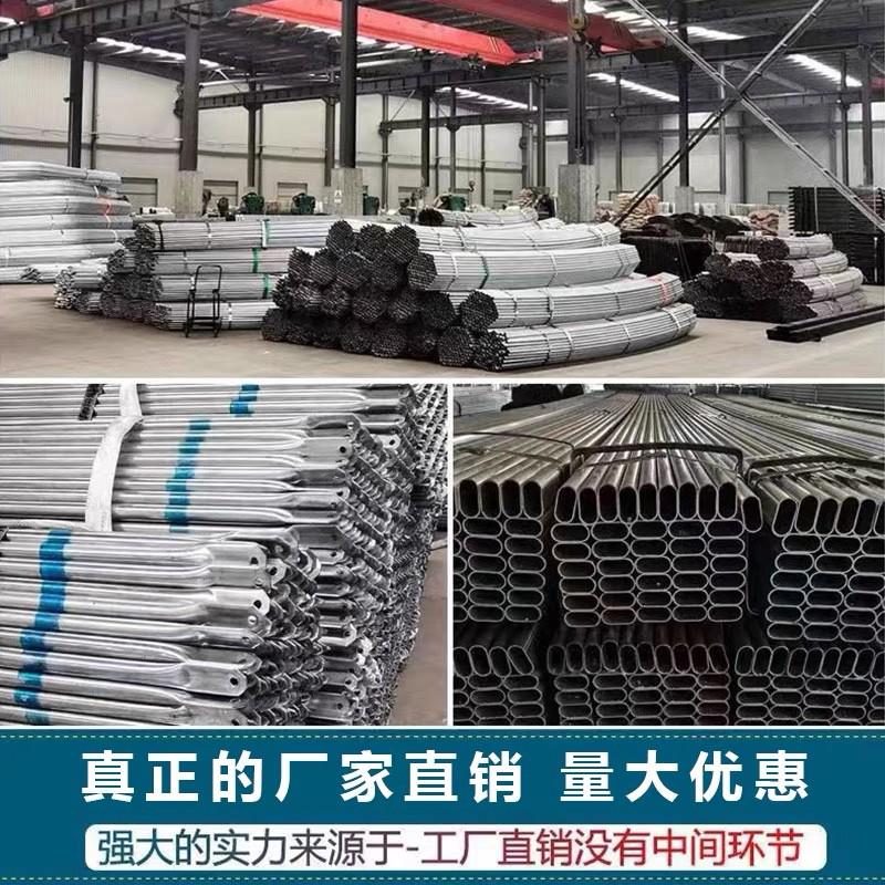 大棚配件卡槽卡簧防风热镀锌压膜槽铝合金卡膜槽卡条压条卡扣