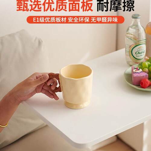可移动升降床边桌站立式工作台卧室家用书桌学生学习写字电脑桌