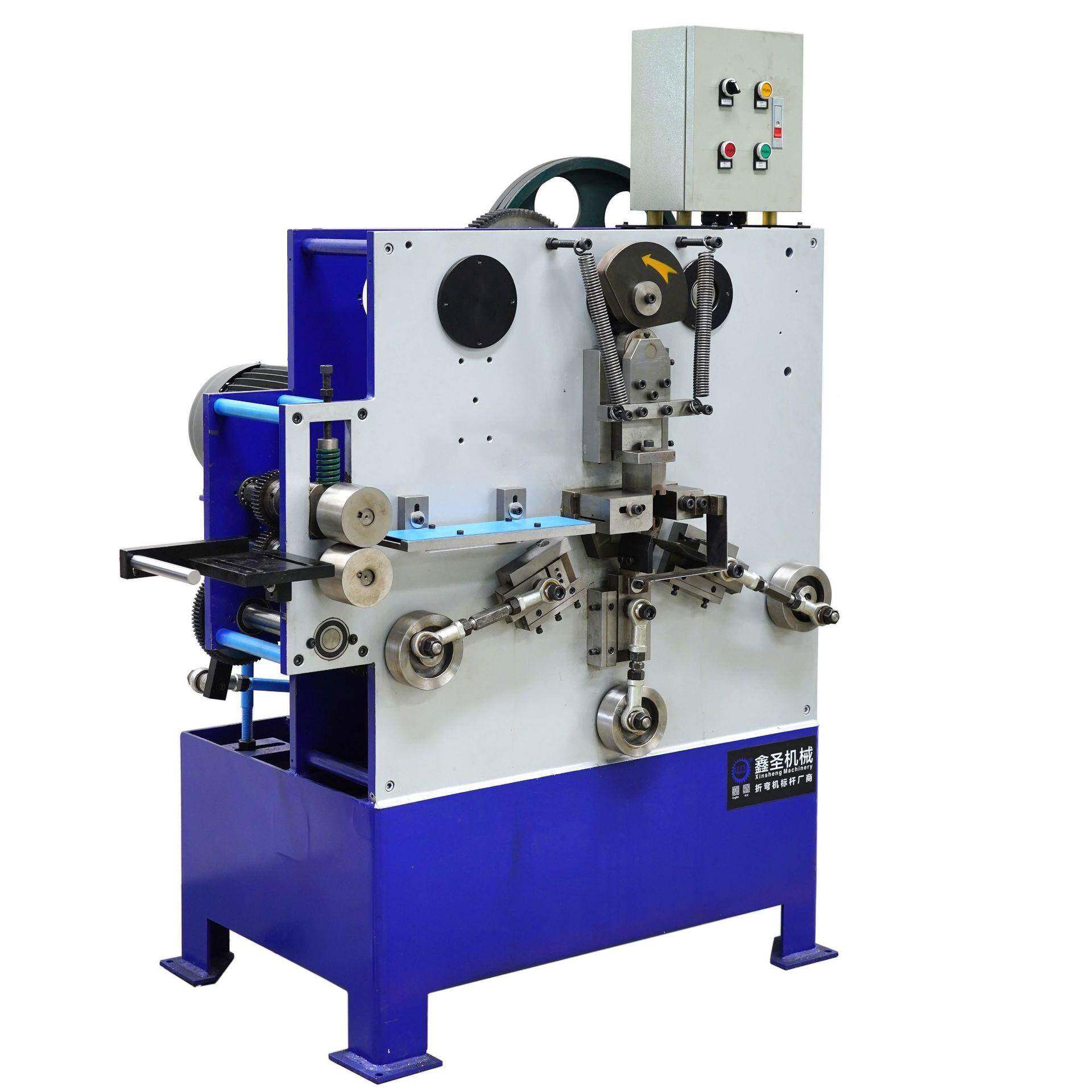 源头厂家供应塑钢扣机钢带打包闭口款金属成型设备