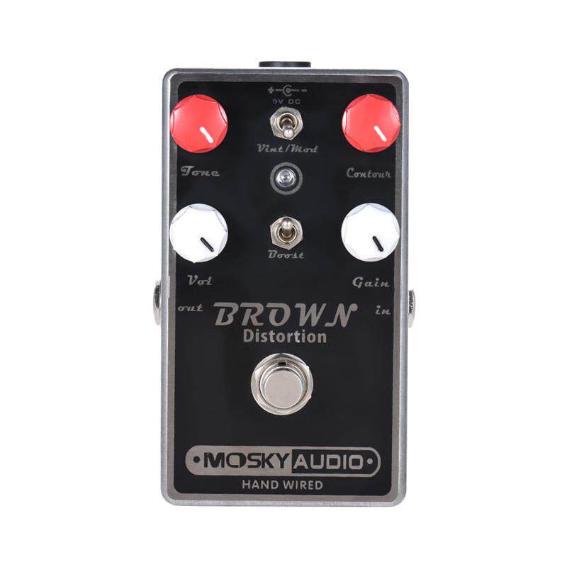 MOSKYAUDIO吉他效果器手工效果器BROWNDISTORTION生产