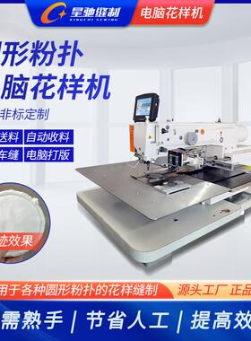 星驰牌工业缝纫机3020花样缝纫机自动车缝粉扑电脑花样机