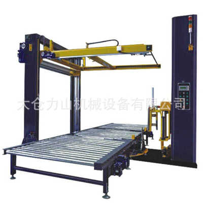 缠绕膜全自动打包机 智能托盘包装缠膜机转盘式拉伸工业级缠绕机