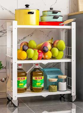 9货YW仓库物架快递置架多层家用阳台白色储小车移动折推APS叠简易