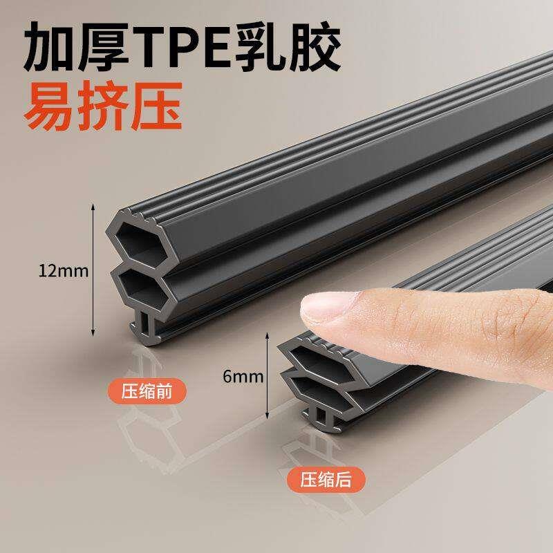入户门专用密封条塑钢窗密封条卡槽断桥铝窗户密封条门窗隔音防漏图片
