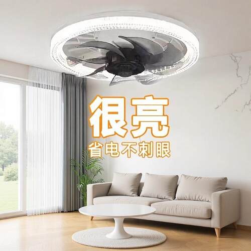 2025新款风扇灯螺口强风夏季清爽客厅寝室卧室天花灯带风扇畅爽夏