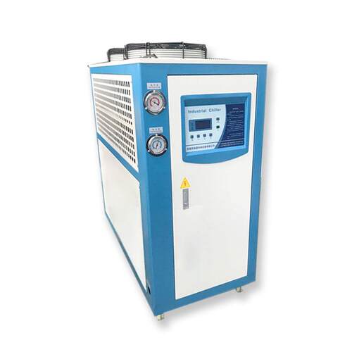 工业冷水机风冷式5匹5P5HP注塑机模具循环冷却水降温冰水机冷冻机
