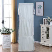 空调套开机不取绣花布艺立式 厂家 批发 空调罩防尘罩方柜机罩