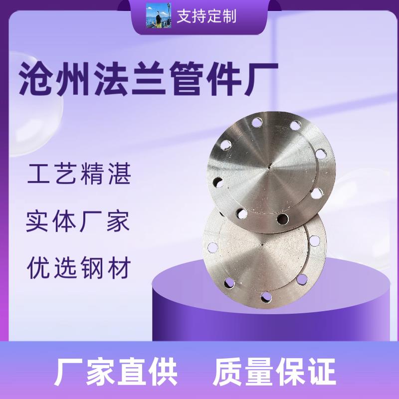 供应国标HG/T20592 304 316L不锈钢盲板 BL DN100 PN25 可定制