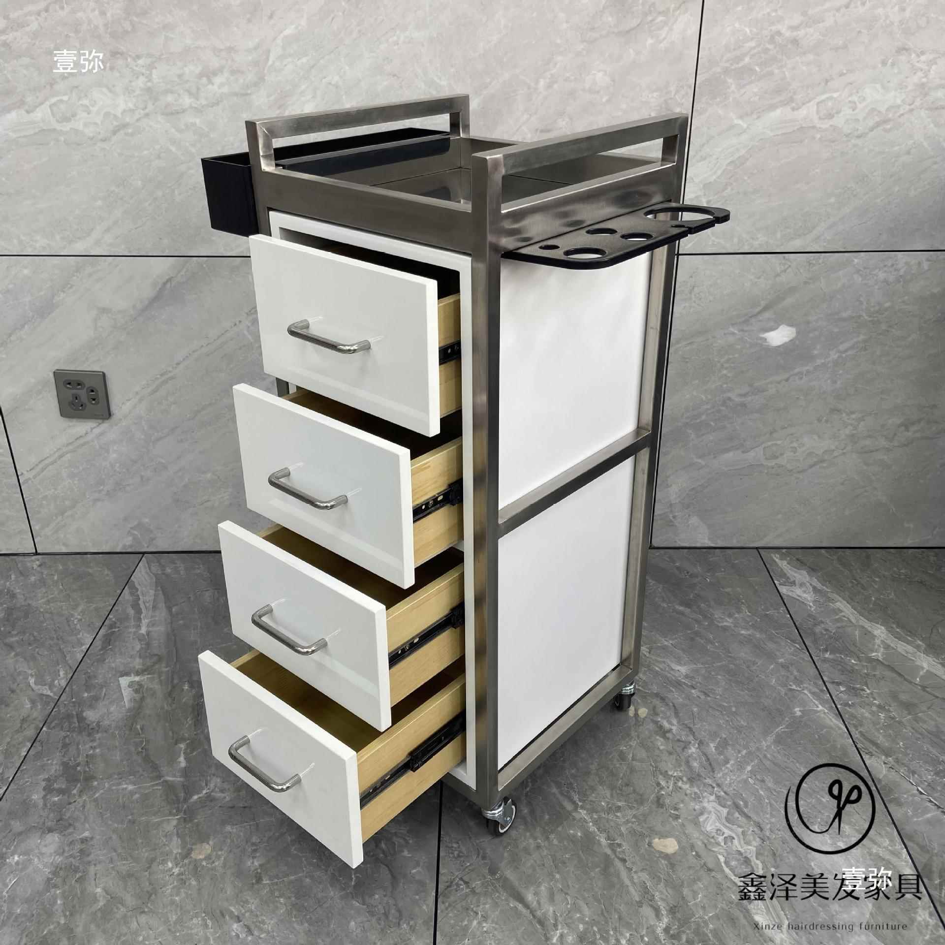 理发店工具柜剪发简约工具具车理发柜子发型美发师储物柜发廊
