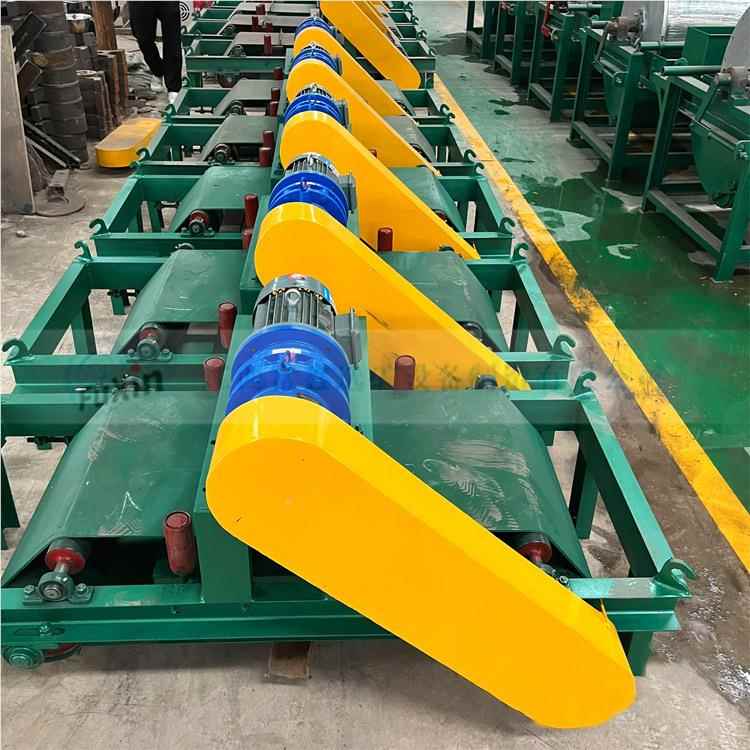 磁自卸式OSQ强高磁除铁器 输送带悬挂式永磁强铁机 自动卸铁吸铁