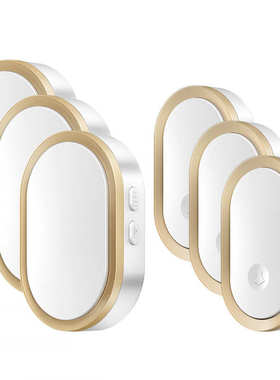 卡佳斯A99黑色无线门铃 远距离遥控音乐门铃老人呼叫器 智能门铃