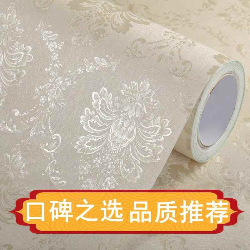 加厚自粘墙纸防水防潮可擦洗自贴壁纸温馨卧室客厅酒店墙贴纸