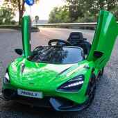 高档迈凯伦儿童电宝动车四轮宝汽车小孩子玩具人车可坐1到岁生日3