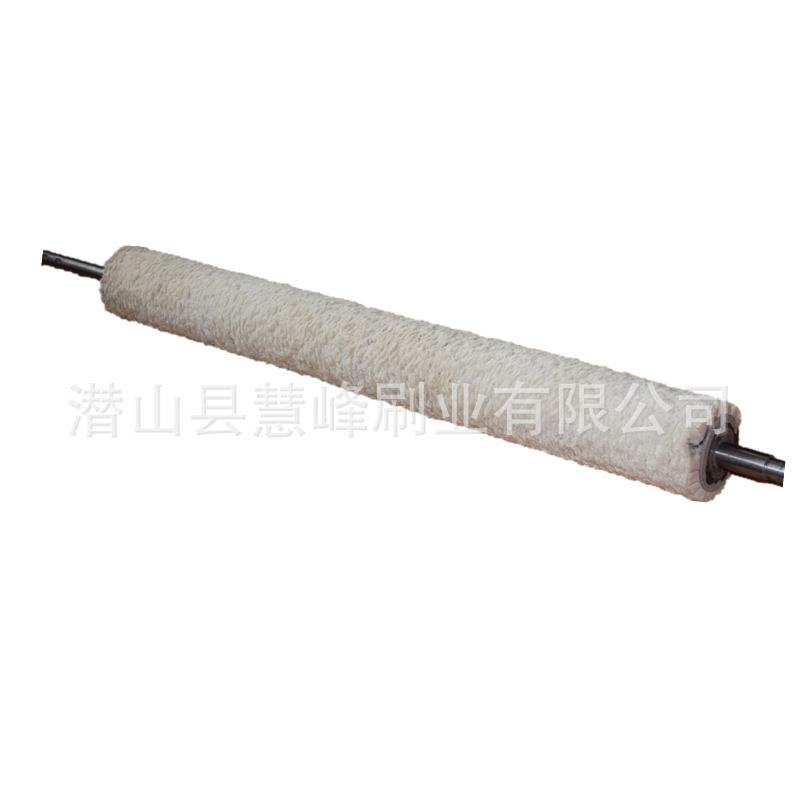 纺织皮革钢琴架子抛光抛光棉布布轮 防羽府绸布抛光布辊除尘刷辊