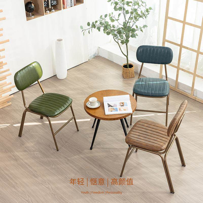 新款直销北欧工业loft铁艺金属铜色腿复古吧椅做旧酒吧咖啡店家用
