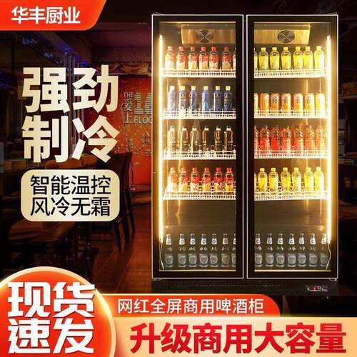 网红冷藏展示柜定制酒吧KTV酒水啤酒饮料展示柜风冷柜冰柜冷藏柜