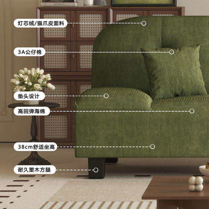 出租房可折叠布艺沙发北欧小户型公寓客厅卧室简易午睡沙发床免洗