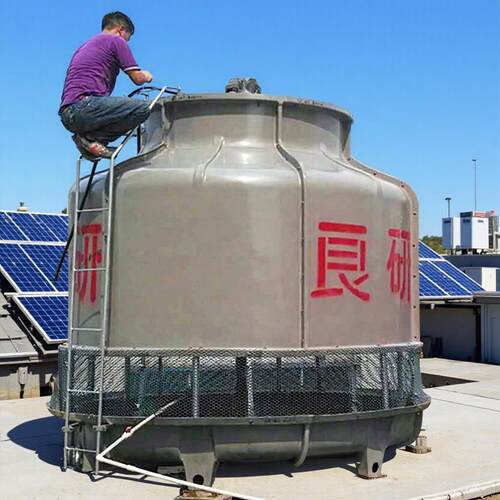 150吨小型玻璃钢圆形冷却塔注塑机降温散热逆流凉水塔节能