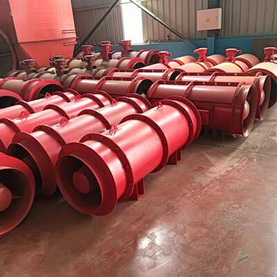 兆拓厂家 矿用防爆压入式对旋风机FBD-5.0#隔爆型对旋局部通风机