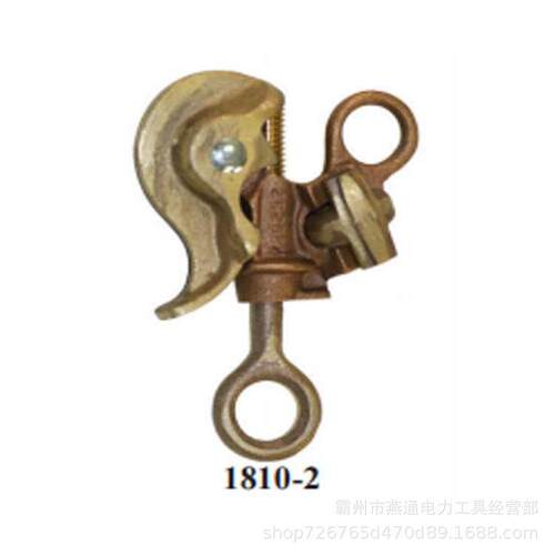 带电作业工具4706-4绝缘接地夹21608塔架接地夹鸭嘴地夹