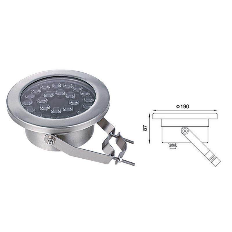 化9W2W1水5WLED水下喷泉灯抱箍1广场音乐涌泉DMXC-SDD-4X512底亮
