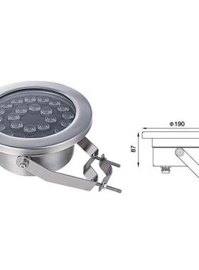 化9W2W1水5WLED水下喷泉灯抱箍1广场音乐涌泉DMXC-SDD-4X512底亮