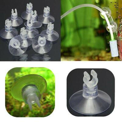 10pcs/Lot Plastic Aquarium Suction Cup Holder Fish Tank Suck