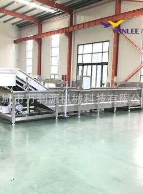 万利源海鲜全自动解冻线水浴式鱿鱼化冻机鼓泡式冻品解冻设备