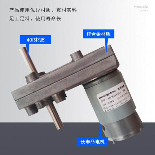 厂家 直流减速电机SG96BF-555-SZ 微型齿轮 正反转调速马达