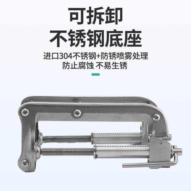 腾鲨船架DS-118L新款加长版多功能近海深海船钓支架铁板炮台 - 实物图