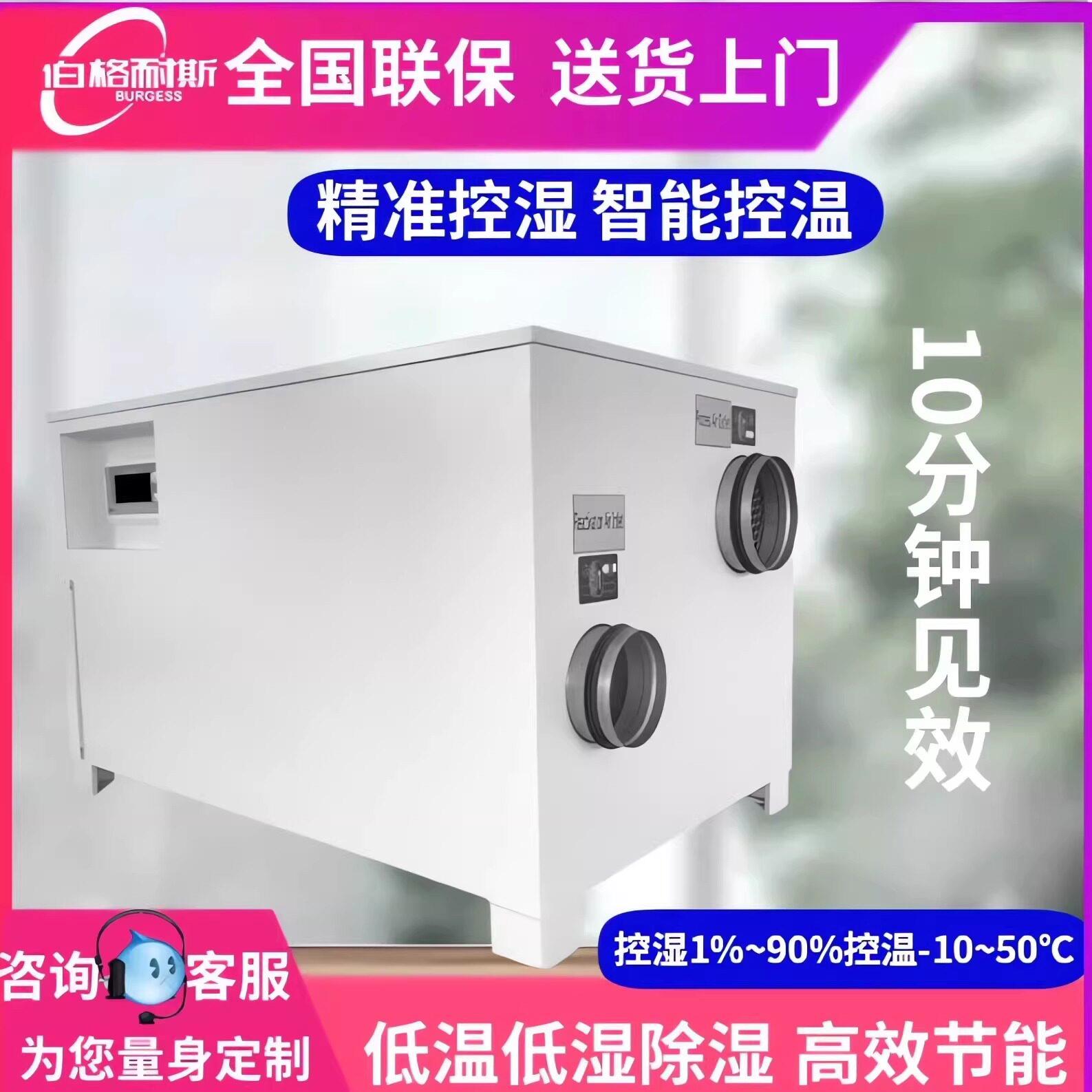 伯格耐斯转轮除湿机工业大功率冷藏库实验室除湿机低温低湿除湿机