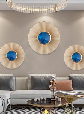 现代轻奢客厅玄关金属装饰背景墙创意装饰品墙饰壁挂工艺品摆件厂