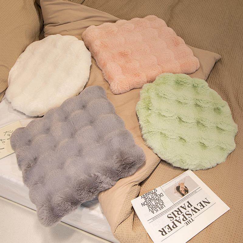 冬季保暖坐垫兔毛绒椅子垫办公室久坐记忆棉屁垫飘窗垫子座垫,居家布艺,美臀垫/保健坐垫,淘宝优惠券,粉丝福利购,淘宝优惠卷