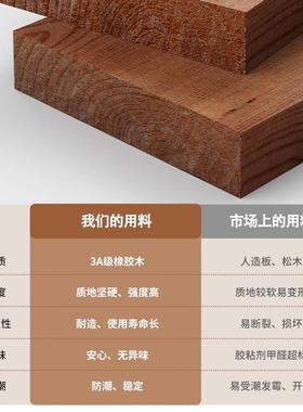 实木面书架书桌上学置物架立多层书本收纳架家CA55CA6用习桌台式