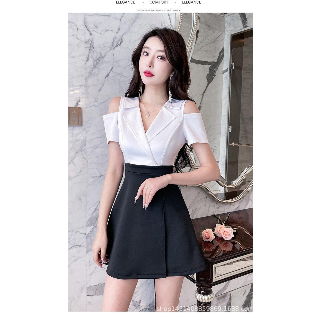 足浴技师工作服套装美容院两件套足浴足疗美容院夜场上班衣服
