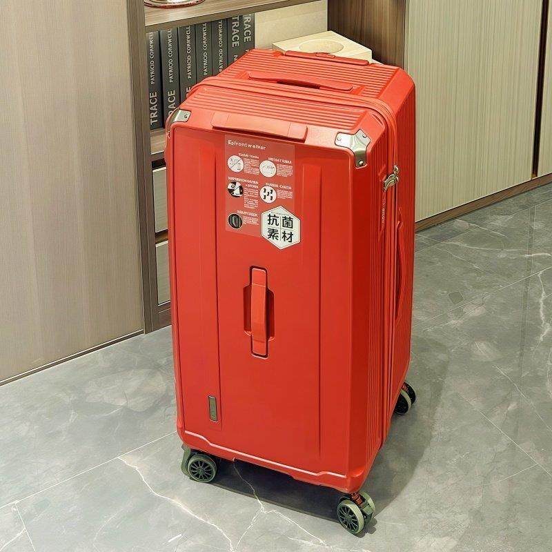 正品防爆五轮3深开0寸 托运行李箱可扩容拉托炼 炼 旅行箱侧 大容